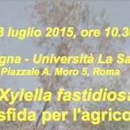 Xylella fastidiosa Una nuova sfida per l’agricoltura italiana