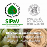 Proceedings of the XXIV National Congress of the Italian Phytopathological Society (Ancona, 5-7 September 2018)