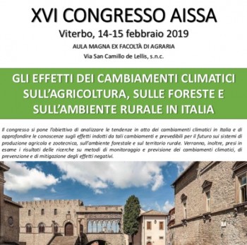 XVI CONGRESSO AISSA, Viterbo, 14 - 15 February 2019 