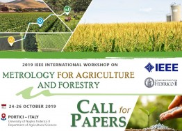 2019 IEEE International Workshop: METROLOGY FOR AGRICULTURE AND FORESTRY", 24-26 ottobre 2019, Università di Napoli Federico II (Portici)